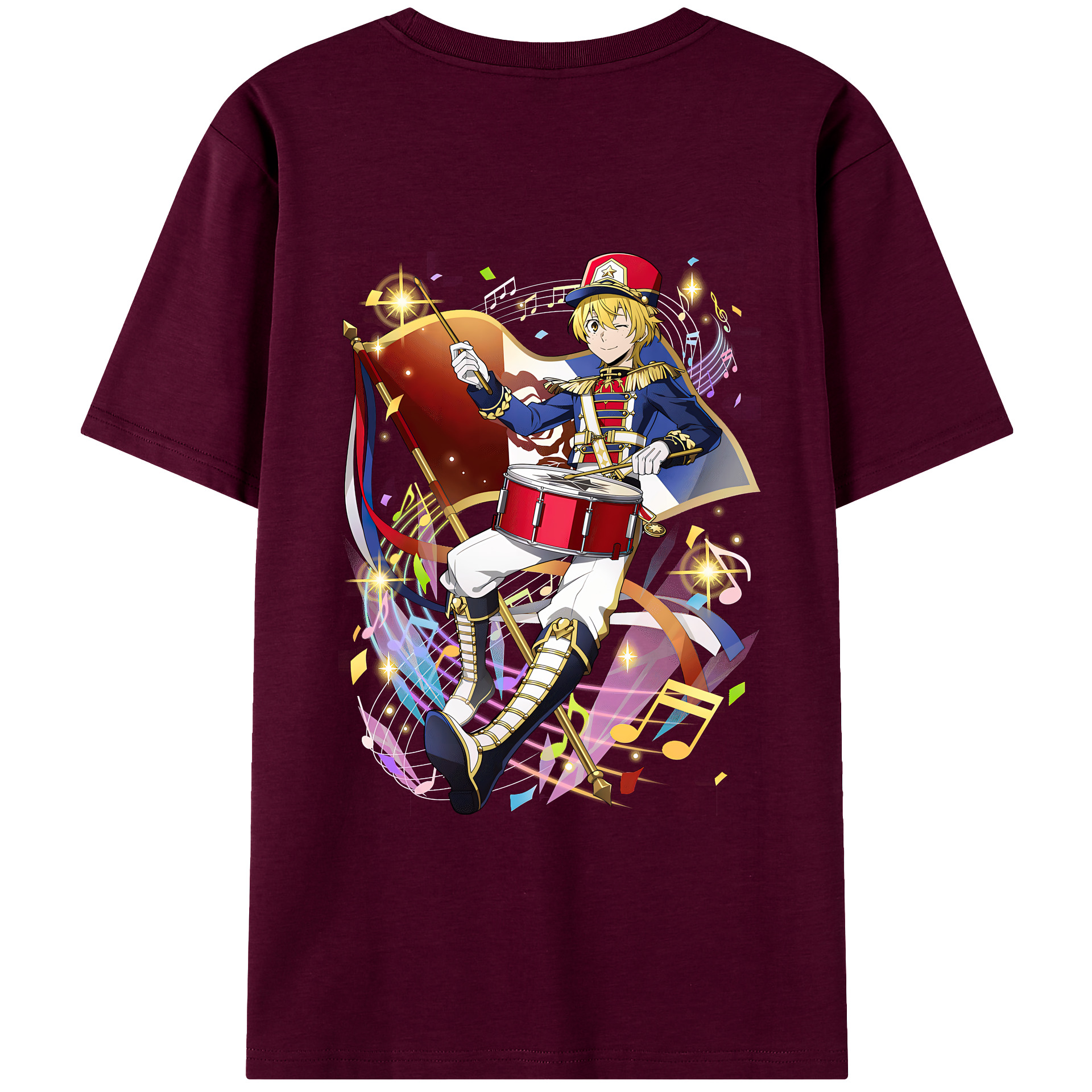 （画像用） 文豪ストレイドッグス Bungo Stray Dogs レディース半袖Tシャツ(バックプリント)